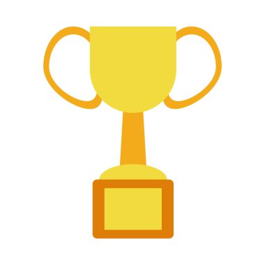 kupa ödülü düz stil simgesi