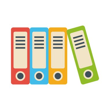 yığın ders kitapları okul arzı düz biçim simgesi