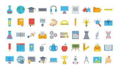 Okul malzemelerine 50 deste.