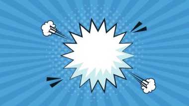 dışavurum balon sanat tarzı mavi arkaplan