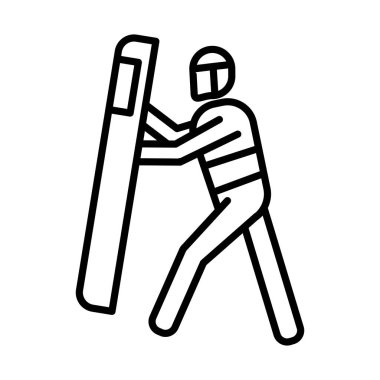 Kalkan çizgisi simgesine sahip çevik kuvvet polisi