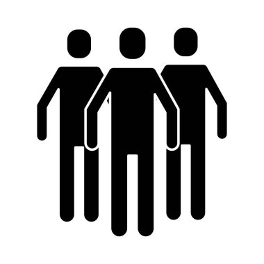 Siluet biçimini protesto eden bir grup insan