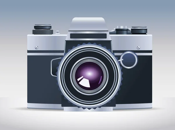 Kamera digital teknik isolerad ikon — Stock vektor
