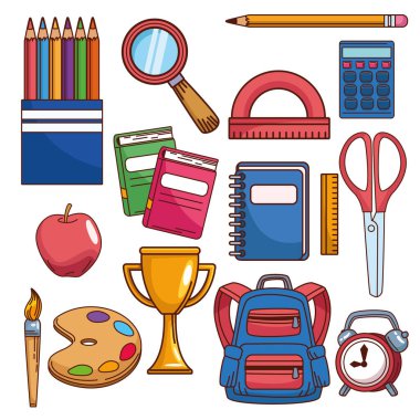 Okula dön. Malzemeleri yerleştir.