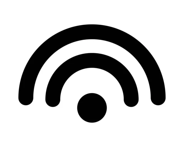 Векторная конструкция изолированной зоны Wi-Fi — стоковый вектор