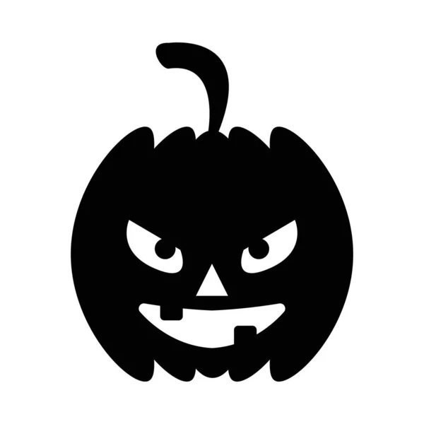 Halloween sütőtök sziluett vektor tervezés — Stock Vector