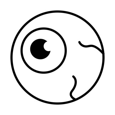 göz çizgisi biçim vektör tasarımı