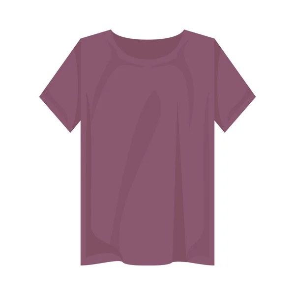 Diseño de vectores de camiseta púrpura aislada — Vector de stock