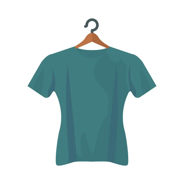 Izolovaný design vektoru zelené košile — Stockový vektor