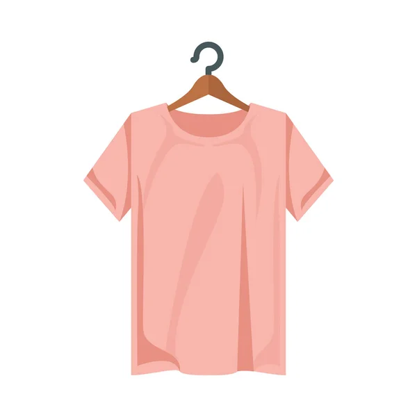 Design de vetor de camiseta laranja isolado — Vetor de Stock