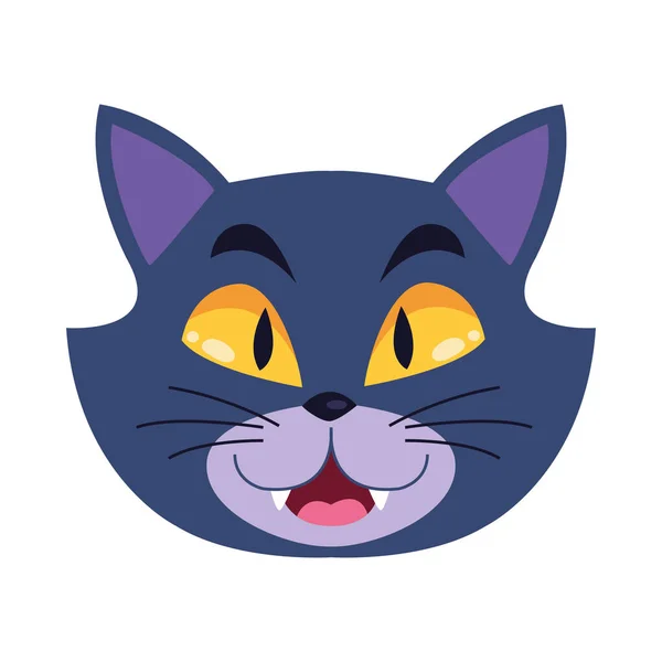Roztomilý kočičí kreslený vektor design — Stockový vektor