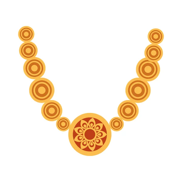 Isolierte Diwali Halskette Vektor-Design — Stockvektor