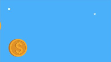 madeni paralarla finansal animasyon