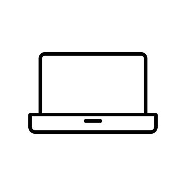 dizüstü bilgisayar taşınabilir satır biçimi simgesi