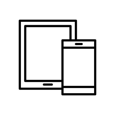 akıllı telefon ve tablet aygıtları teknik satır simgesi