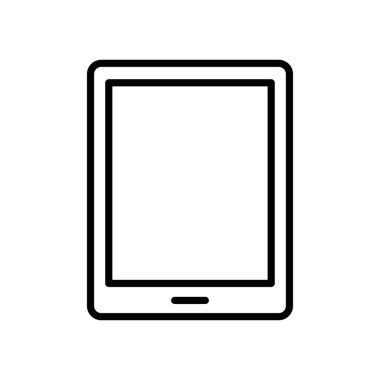 tablet aygıtı teknik satır biçimi simgesi