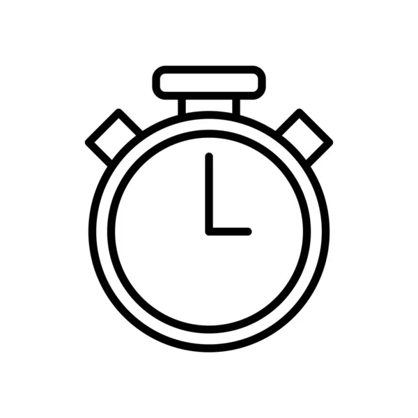 Chronometer Timer Line Stil-Symbol — Stockvektor