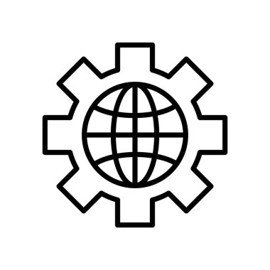 dişli satır biçimi simgesine sahip küre tarayıcısı