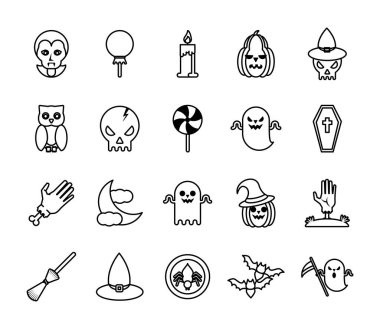 20 cadılar bayramı simgesi demeti