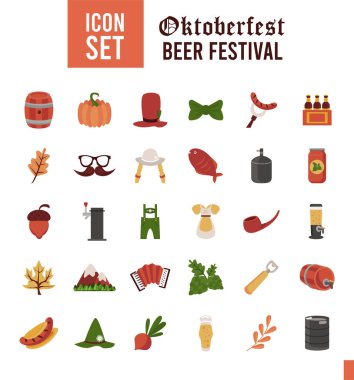 30 oktoberfest set simgesi demeti