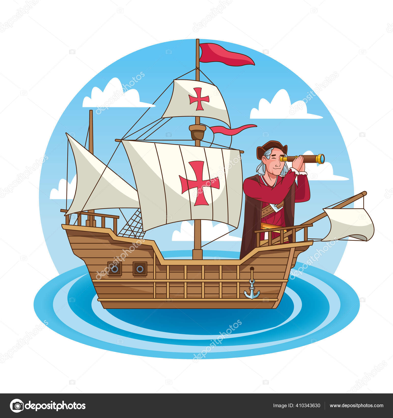 Santa maria cartoon Vector Art Stock Images | Depositphotos Santa maria cartoon Vector Art Stock Images | Depositphotos