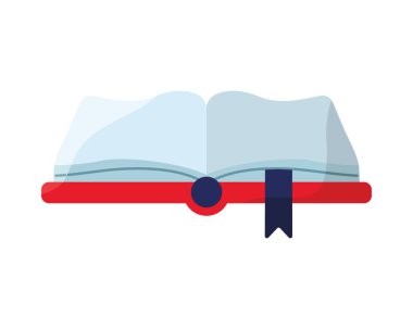 not defteri okul malzemesi açık izole edilmiş simge