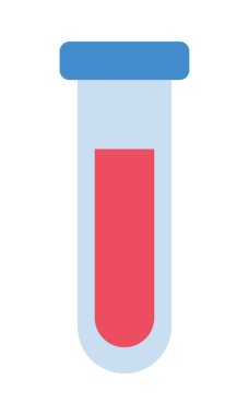 tüp test laboratuarı simgesi izole edildi