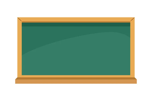 Chalkboard school supply isolated icon — Stock Vector