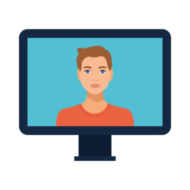 masaüstündeki adam avatar karakteri