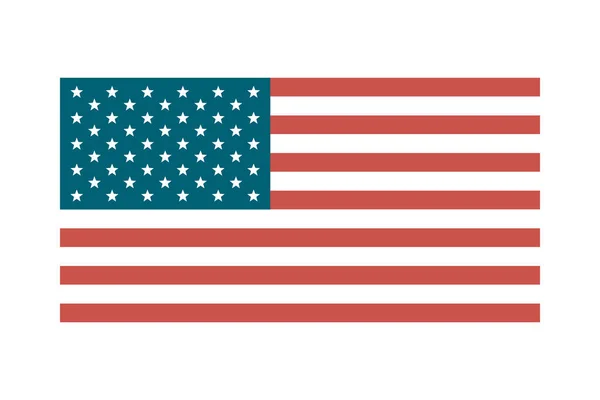 Estados Unidos da América bandeira ícone —  Vetores de Stock