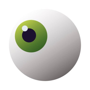 Cadılar Bayramı gözü insan izole ikonu