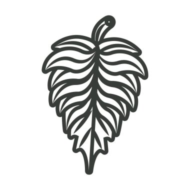 Ekoloji yaprağı bitki doğa simgesi