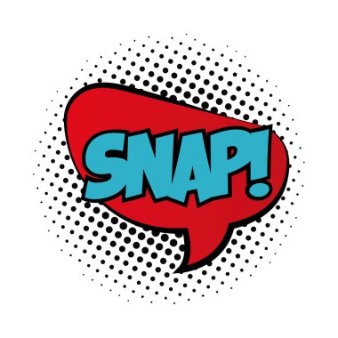 Kelime oyunu ile konuşma kabarcığı pop sanat dolum biçimi