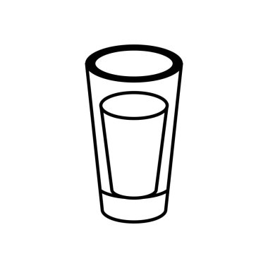 Tekila kupası Meksika tarzı simge