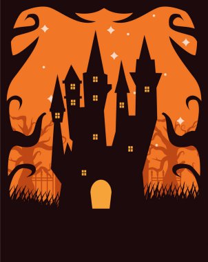 Cadılar Bayramı Kara Perili Kale sahnesi