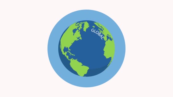 지구상의 비누로 손을 씻는 세계적 인 악수 축하 행사 — 비디오
