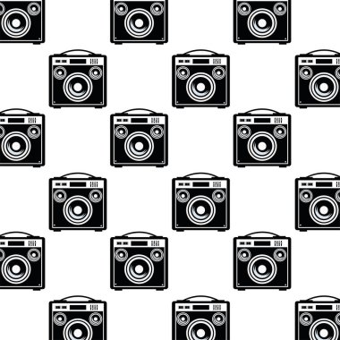 hoparlörler ses aygıtları şablon arka planı