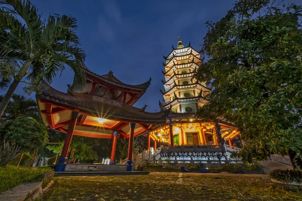 Some Beautiful Spots Highest Pagoda Semarang Central Java Indonesia — Stock Photo, Image