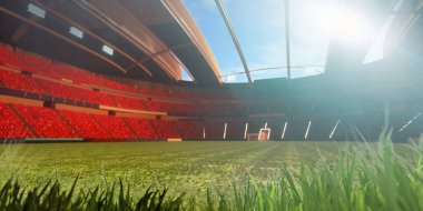 3D çizim / 3d render varolan başvurular yapılan bir spor Stadyumu arka plan