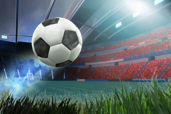 Illustration Soccer Ball Arena Soccer Concept — Stock Photo, Image