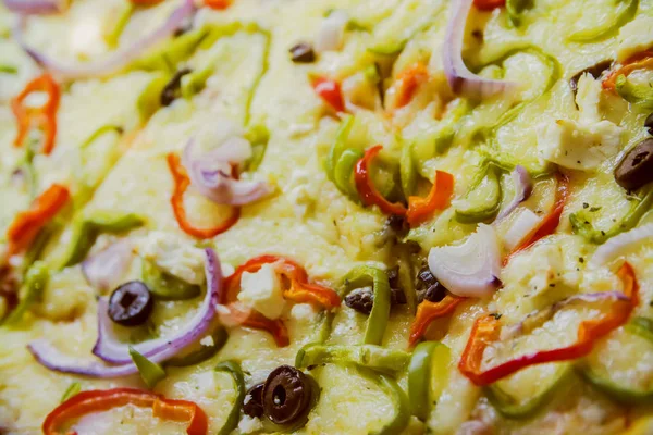 güzel pizza yakın çekim bir parça