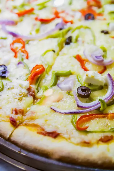 güzel pizza yakın çekim bir parça