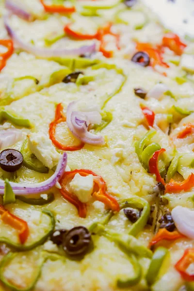 güzel pizza yakın çekim bir parça