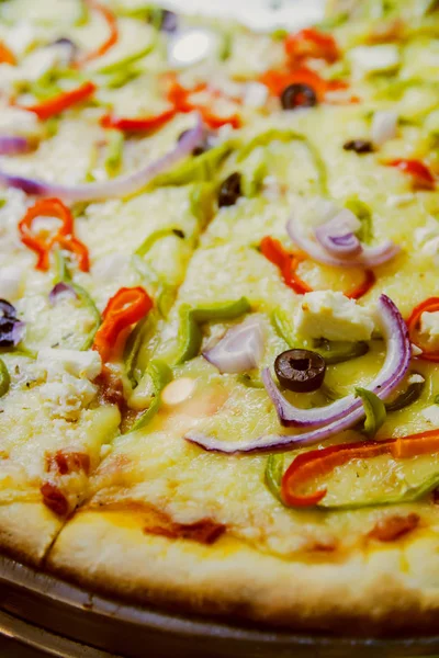 güzel pizza yakın çekim bir parça