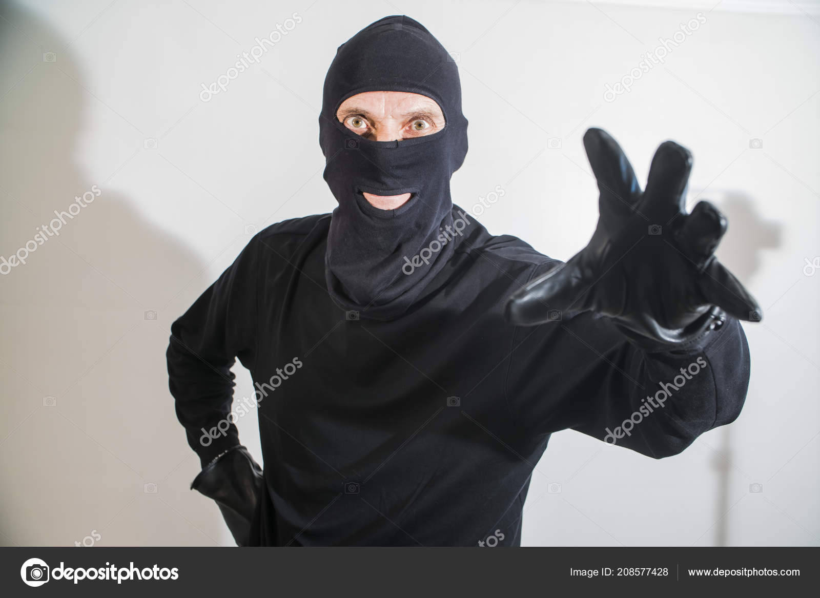 Criminal Terrorist Thief Robber Stock Photo C Denissmile 208577428