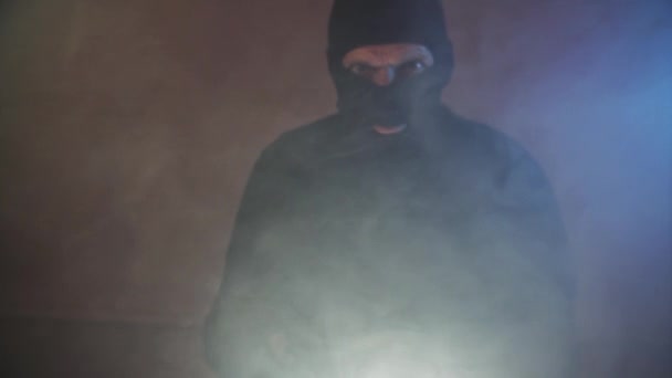 Criminel Terroriste Voleur Voleur Avec Des Armes — Video