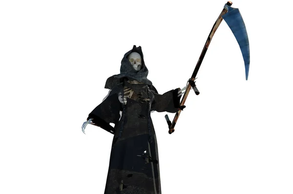 Dood Kap Grim Reaper Permanent Render — Stockfoto