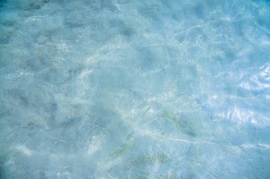 Crystal blue ocean water texture clipart