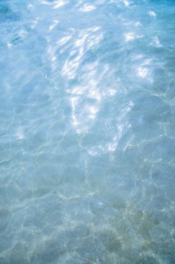 Kristal mavi okyanus su doku