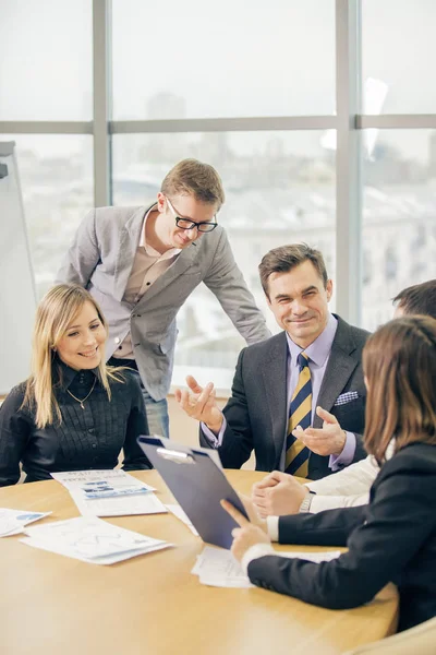 Business People Discussing Working Problems Office — Stock Photo, Image